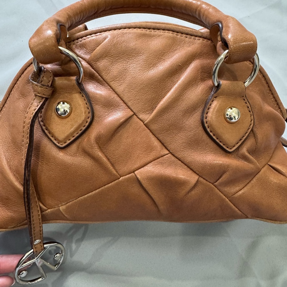 Coccinelle Elegant Tan Leather Handbag